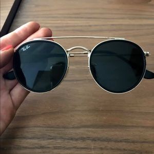 Ray Ban - Round Double Bridge Remix Sunglasses